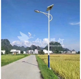 太阳能路灯现场安装实景案例